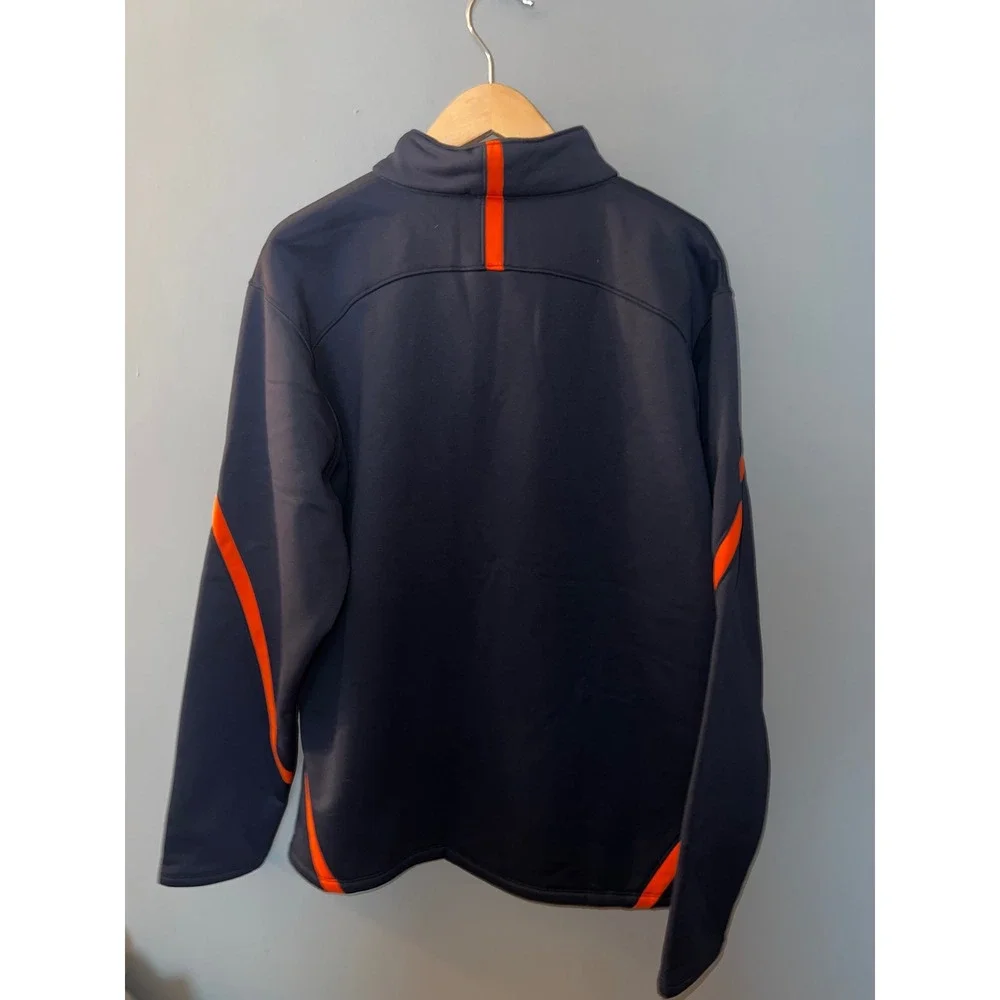 Under Armour Syracuse Orange Quarter Zip Pullover Navy Blue Mens Large LG